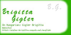brigitta gigler business card